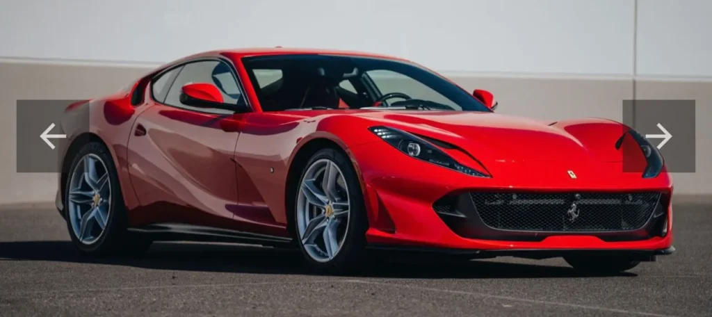Ferrari 812 Superfast 2019 | Pristine Exotics Cars Rentals